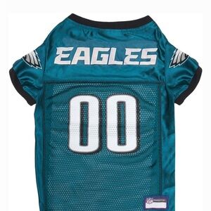 Eagles Football Jersey in Teal and White